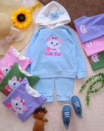 Girls' hoodie and pants, sizes 45 and 50