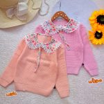 Girls' knit blouse, sizes 40 to 55