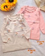 Girls' knit top, sizes 45 to 55