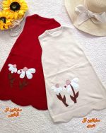 Girls' knit top, sizes 45 to 55