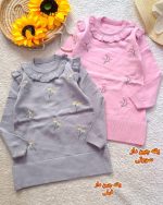 Girls' knit top, sizes 45 to 55