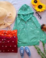 Girls' sweatshirt, sizes 50 to 60