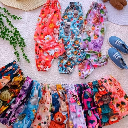 Girls' trousers, ages 2 to 10