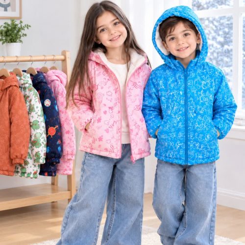 Jackets for girls and boys, sizes 40 to 55