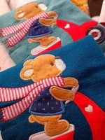 Knitted sweater for girls and boys, sizes 45 to 55