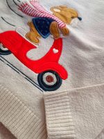 Knitted sweater for girls and boys, sizes 45 to 55