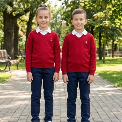 Polo shirts for girls and boys, sizes 40 to 65