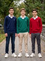 Polo shirts for girls and boys, sizes 40 to 65