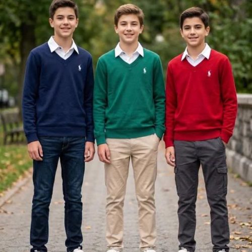 Polo shirts for girls and boys, sizes 40 to 65