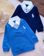 Polo shirts for girls and boys, sizes 40 to 65