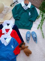 Polo shirts for girls and boys, sizes 40 to 65