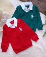 Polo shirts for girls and boys, sizes 40 to 65