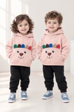 Sweatshirts and pants for girls and boys, ages 1 to 4 years