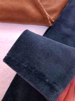 Velvet trousers for girls and boys, ages 3 to 8