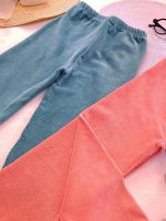 Velvet trousers for girls and boys, ages 3 to 8