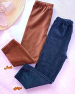 Velvet trousers for girls and boys, ages 3 to 8