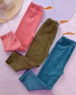 Velvet trousers for girls and boys, ages 3 to 8