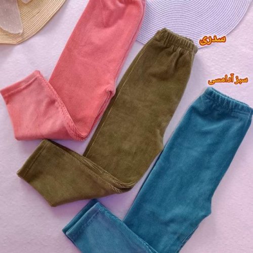 Velvet trousers for girls and boys, ages 3 to 8