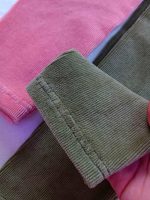 Velvet trousers for girls and boys, ages 3 to 8